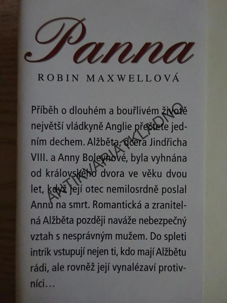 PANNA, ROBIN MAXWELLOVÁ, **an