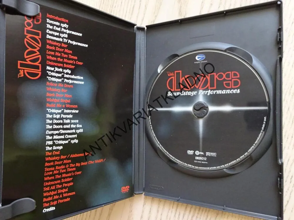 THE DOORS, DVD HUDBA