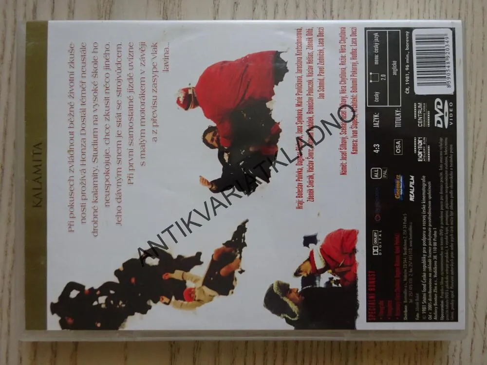 KALAMITA, DVD FILM ČR