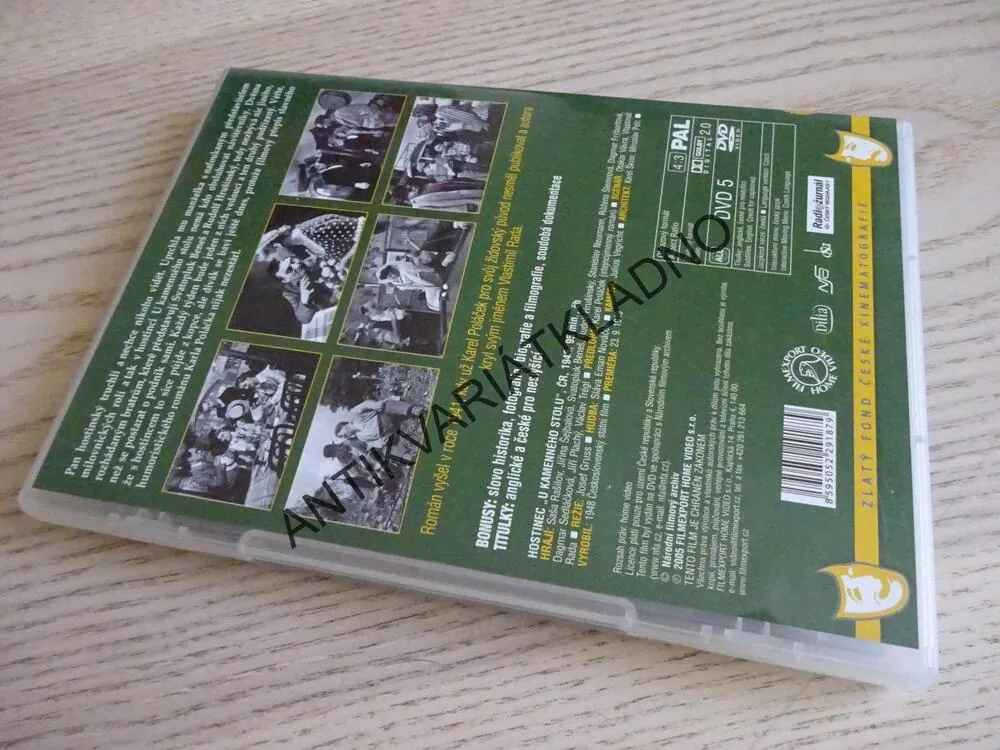 HOSTINEC "U KAMENNÉHO STOLU", DVD FILM ČR