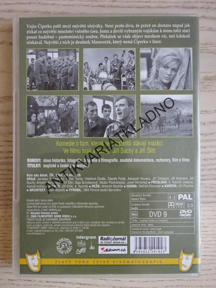 BYLO NÁS DESET, DVD FILM ČR