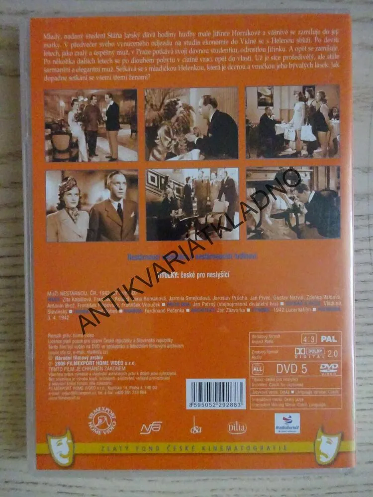 MUŽI NESTÁRNOU, DVD FILM ČR