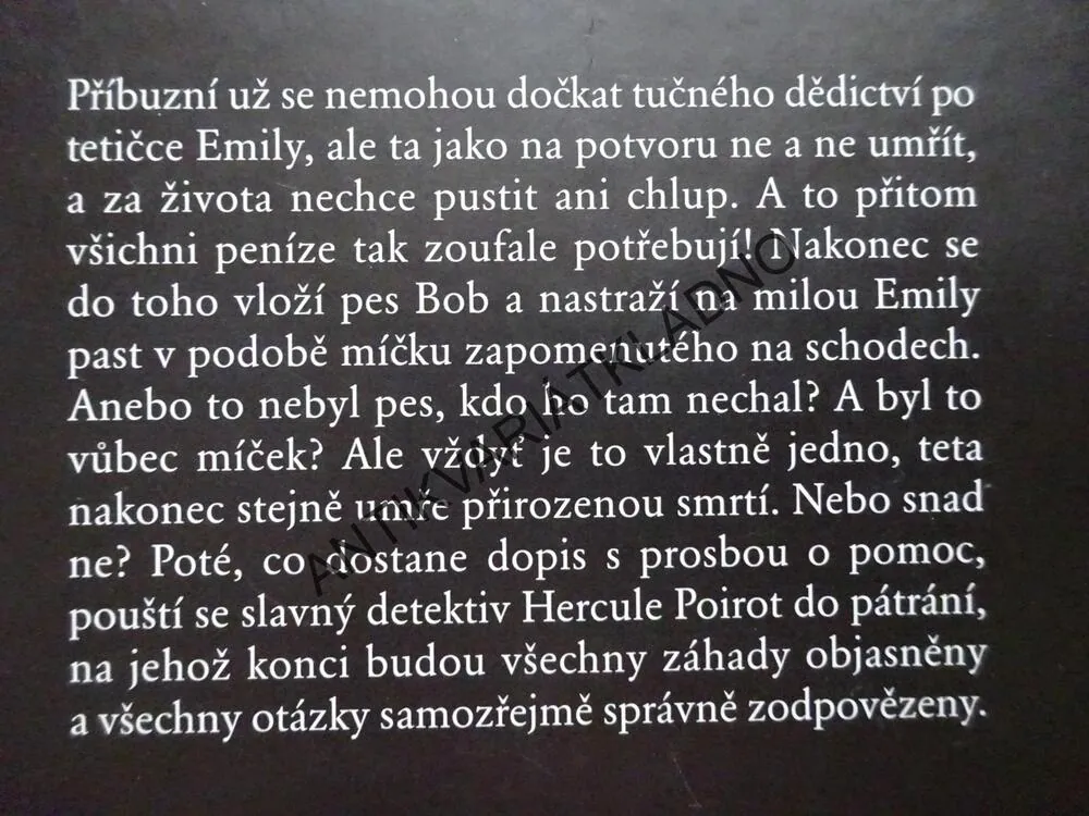 NĚMÝ SVĚDEK, AGATHA CHRISTIE, **an