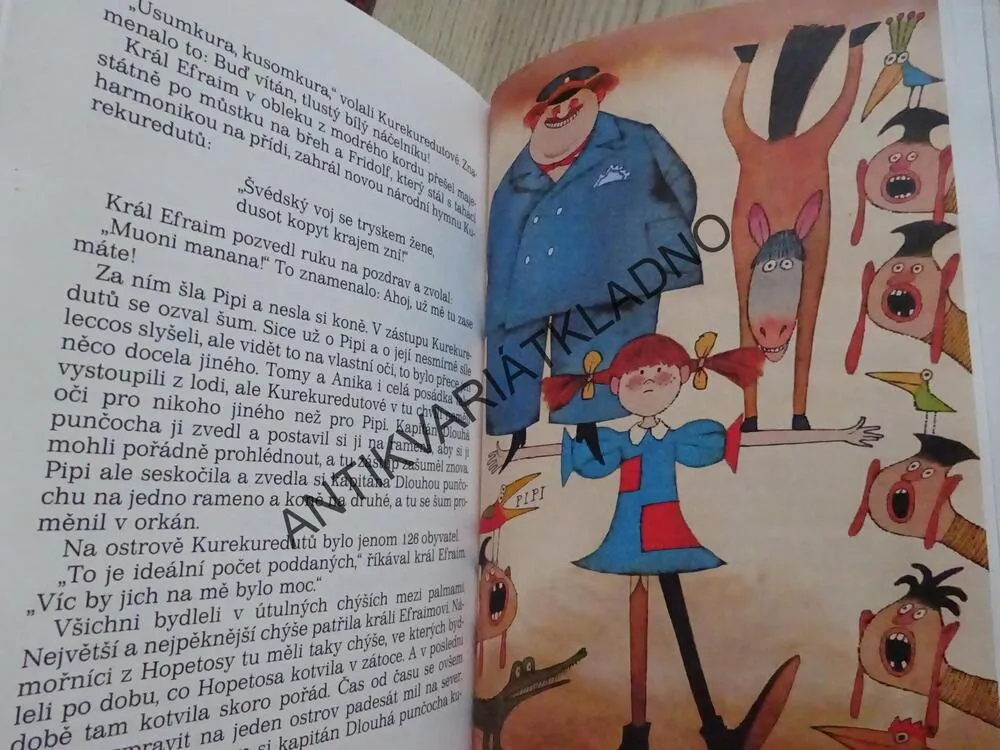 PIPI DLOUHÁ PUNČOCHA, ASTRID LINDGRENOVÁ, ADOLF BORN, **an