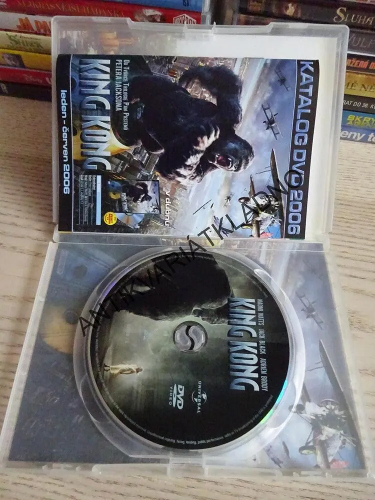 KING KONG, DVD FILM