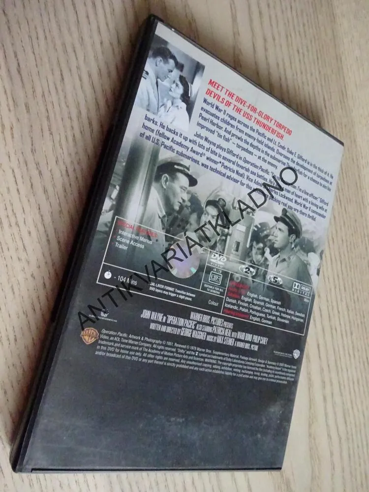 OPERATION PACIFIC, DVD FILM