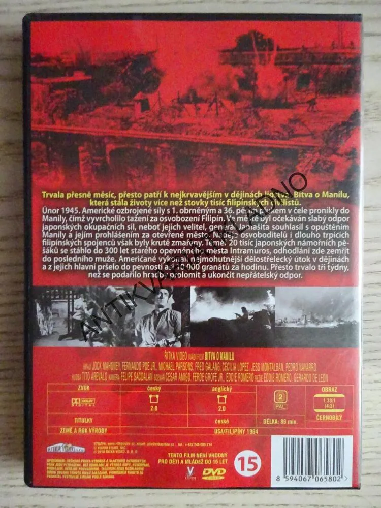 BITVA O MANILU, DVD FILM