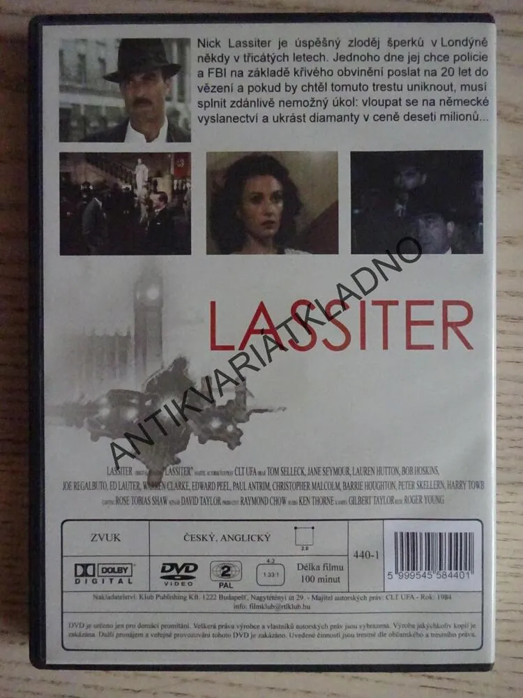 LASSITER, DVD FILM