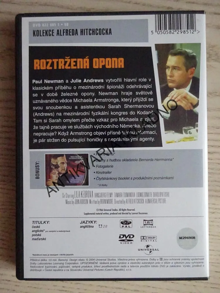 ROZTRŽENÁ OPONA, DVD FILM