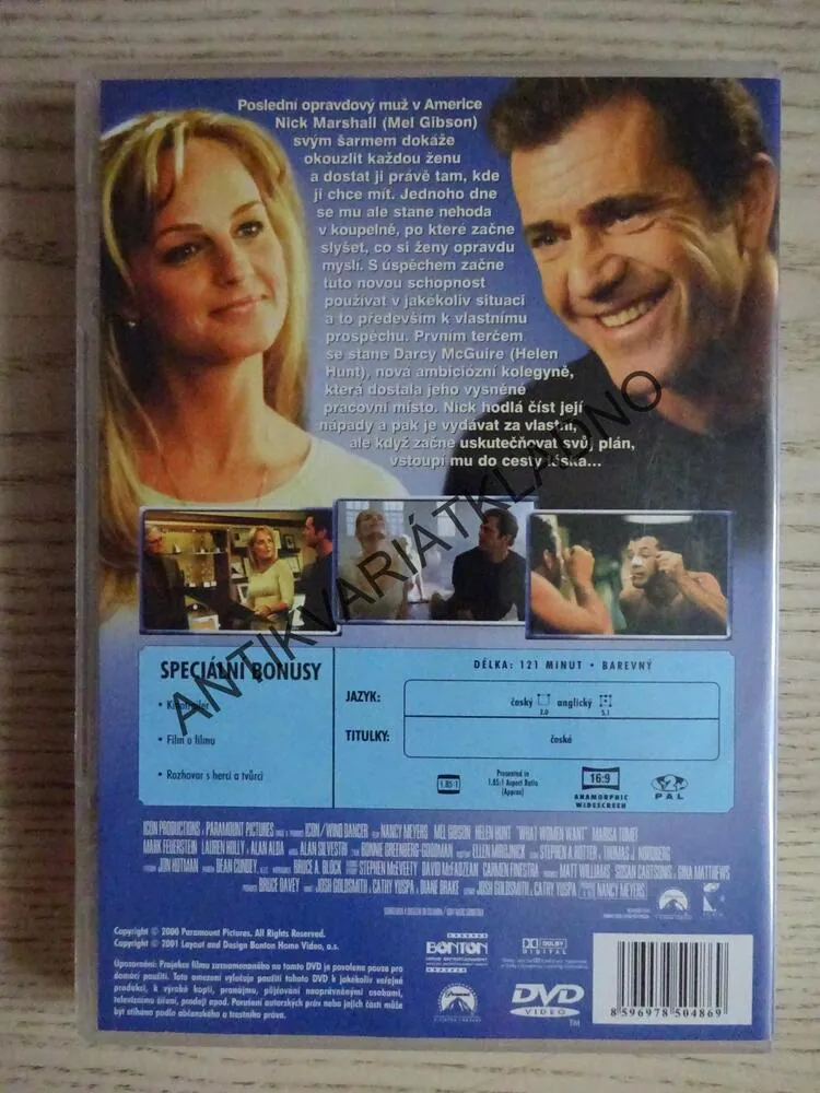 PO ČEM ŽENY TOUŽÍ, DVD FILM