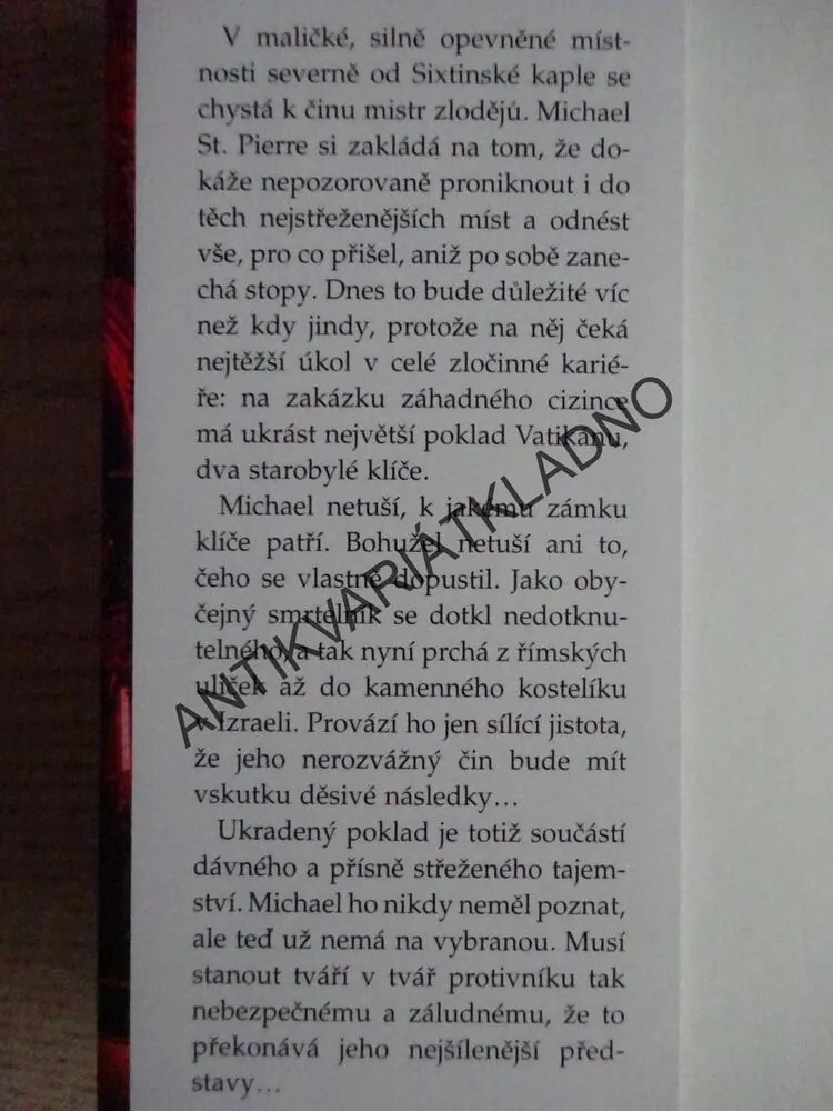 ZLODĚJ NEBES, RICHARD DOETSCH, **an