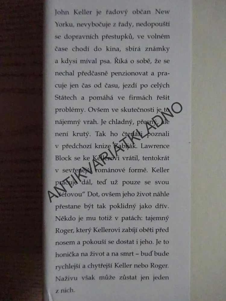 SEZNAM VRAHA, LAWRENCE BLOCK, **an