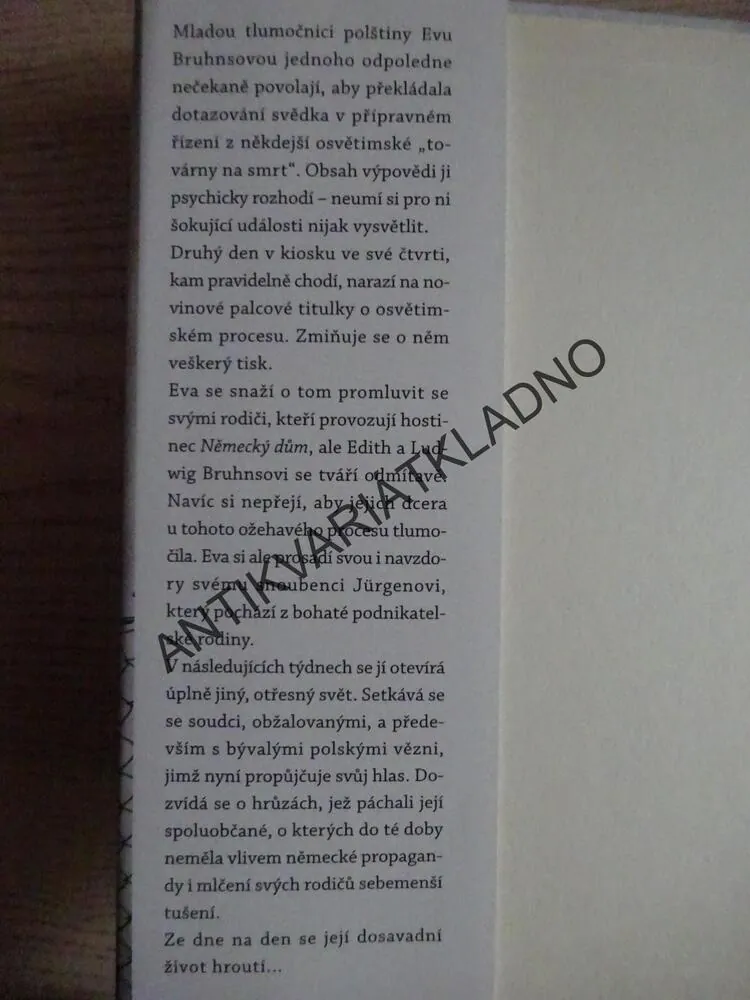 OSVĚTIMSKÝ PROCES, ANNETTE HESSOVÁ, **an