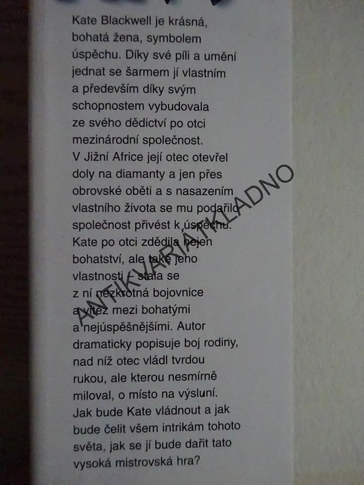 MISTROVSKÁ HRA, SIDNEY SHELDON, **an