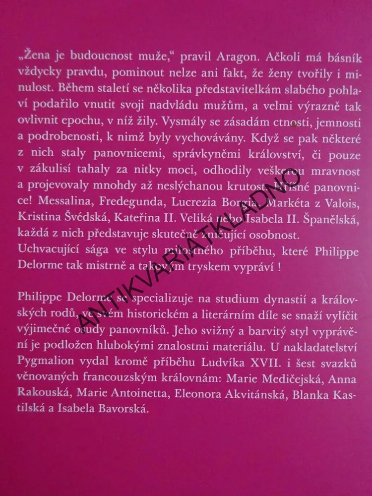 SKANDÁLY PRINCEZEN, UROZENÉ HŘÍŠNICE, PHILIPPE DELORME, **an