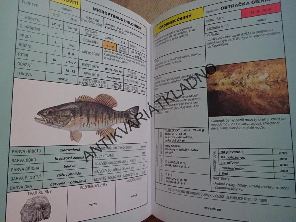 ATLAS NAŠICH RYB, OTTO POSPÍŠIL, **an
