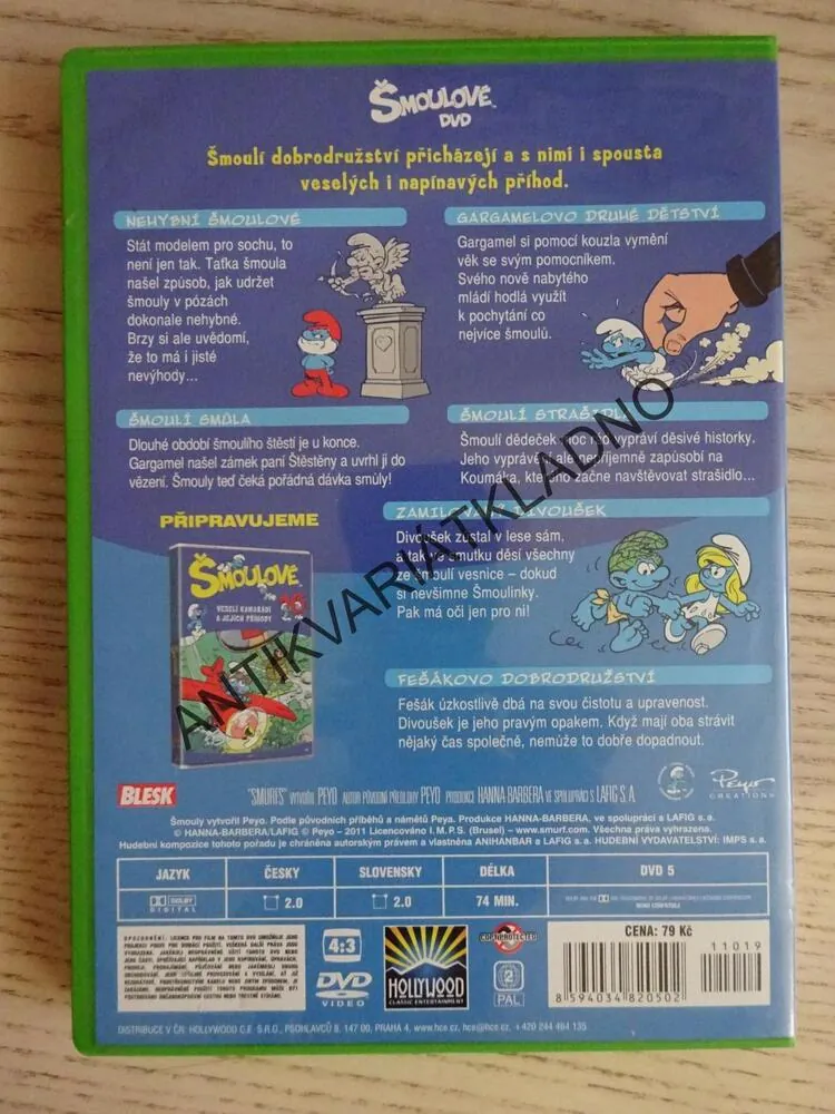 ŠMOULOVÉ 15, DVD FILM