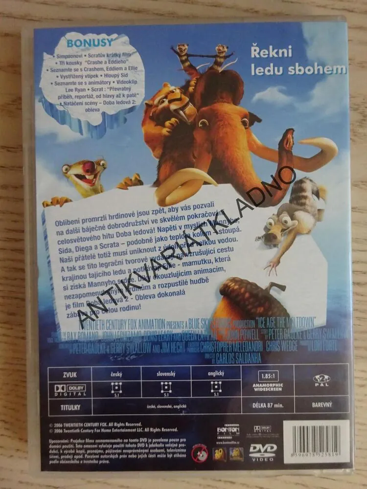 DOBA LEDOVÁ 2, OBLEVA, DVD FILM