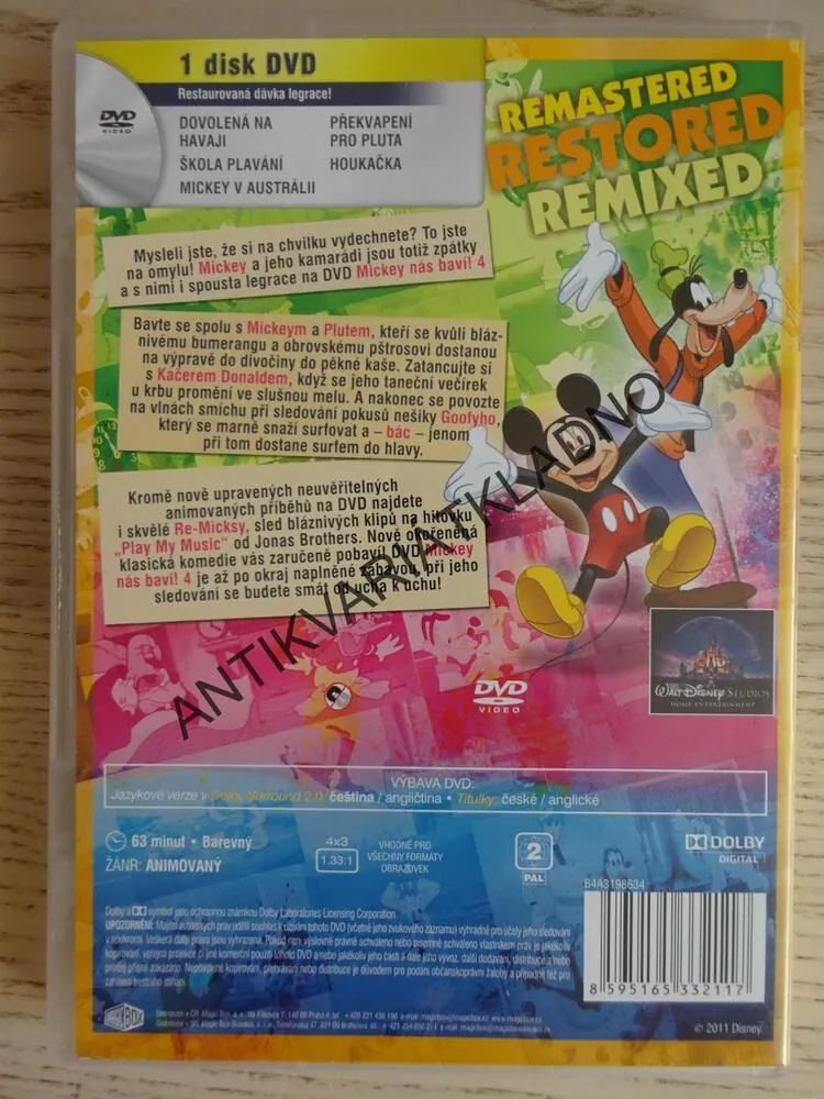 MICKEY NÁS BAVÍ! 4, DVD FILM