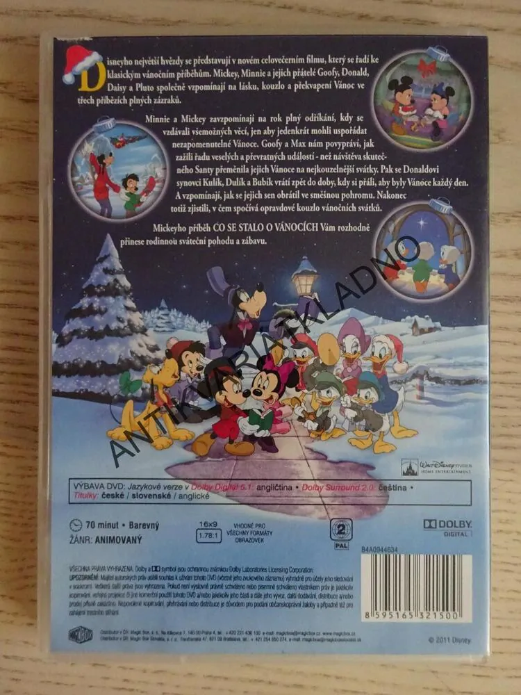 MICKEY, CO SE STALO O VÁNOCÍCH, DVD FILM