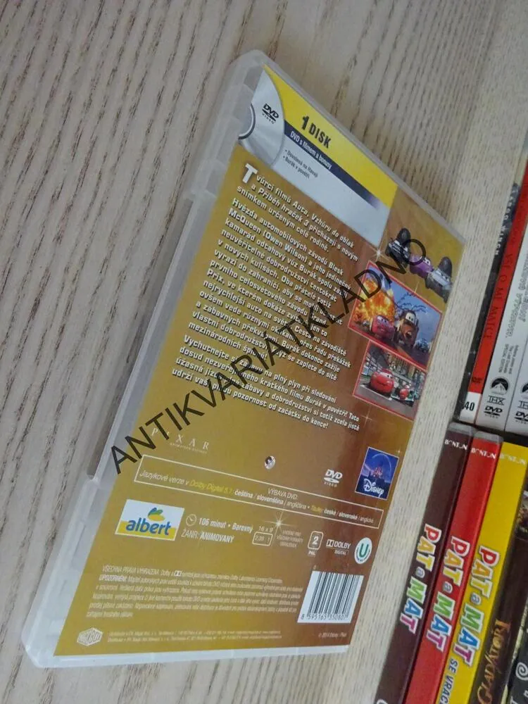 AUTA 2, DVD FILM