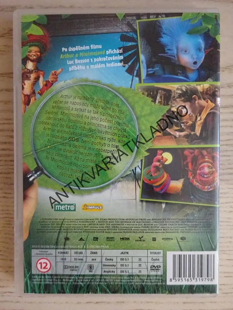 ARTHUR A MALTAZARDOVA POMSTA, DVD FILM