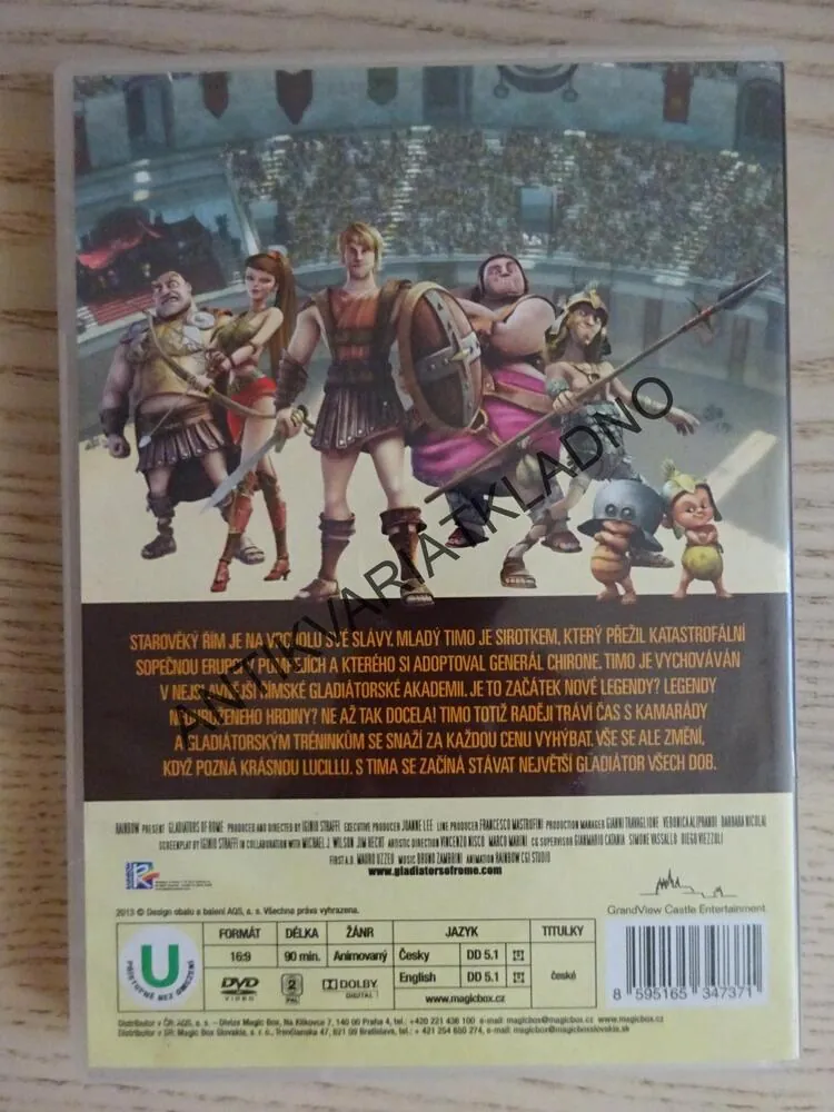 GLADIÁTOŘI, DVD FILM