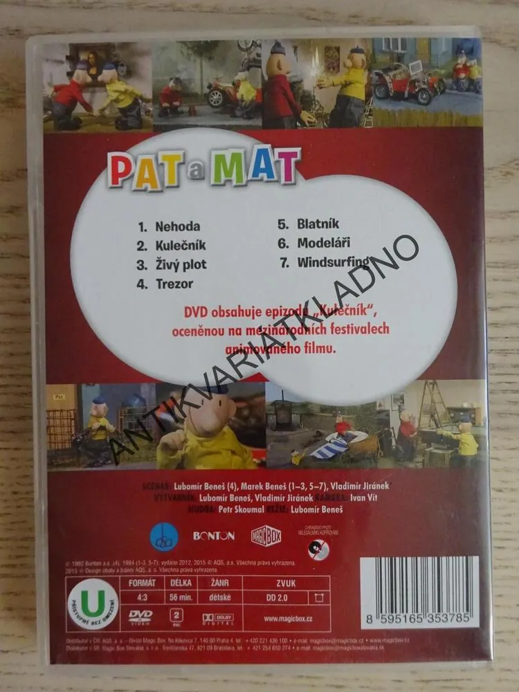 PAT A MAT 8, ...A JE TO!, DVD FILM 