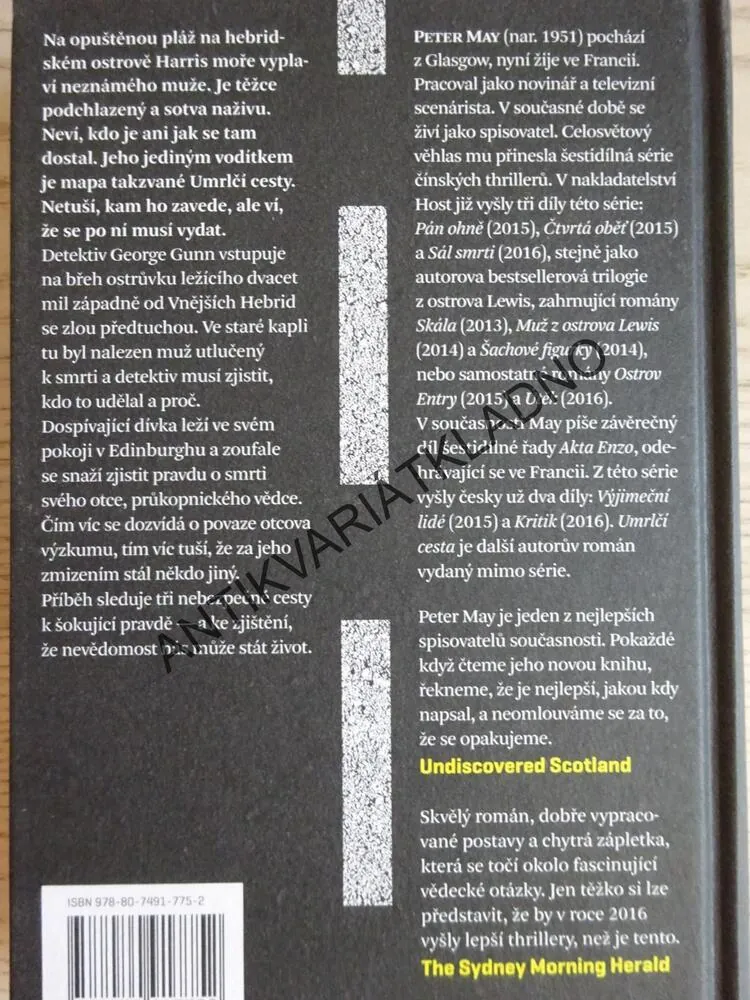 UMRLČÍ CESTA, PETER MAY, **an