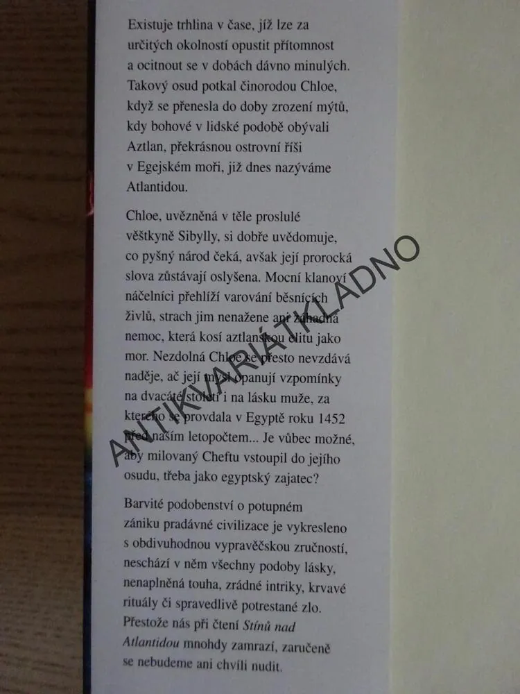 STÍNY NAD ATLANTIDOU, J. SUZANNE FRANK, **an