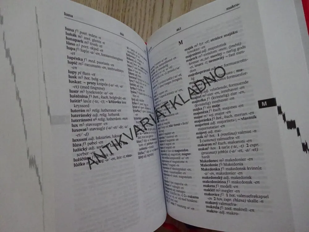 NORŠTINA ČEŠTINA, PRAKTICKÝ SLOVNÍK S NOVÝMI VÝRAZY, **an