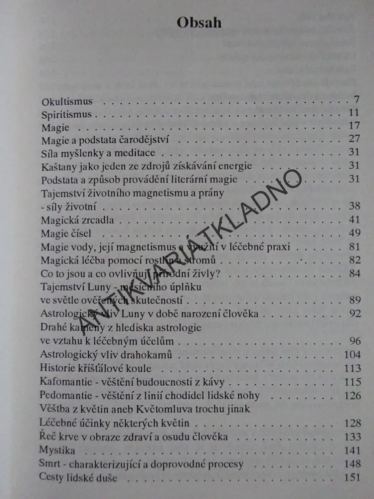 TAJEMNÉ ZRCADLO ŽIVOTA A SMRTI, VĚRA KUBIŠTOVÁ-ŠKOCHOVÁ, **an