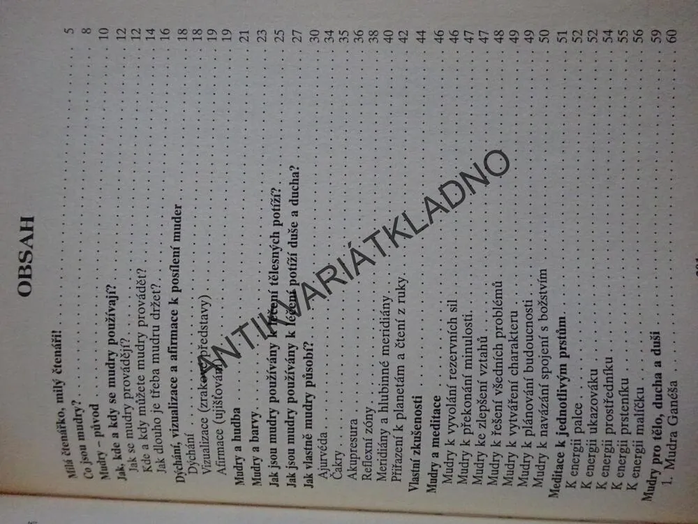 JÓGA PRSTŮ, GERTRUD HIRSCHI, **an