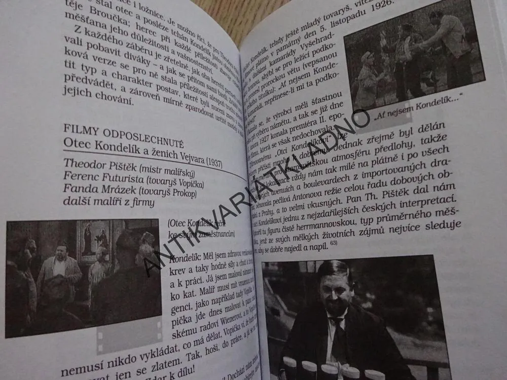 O VĚRNÉM FILMOVÁNÍ ANTONIE NEDOŠÍNSKÉ A THEODORA PIŠTĚKA, PAVEL TAUSSIG, **an