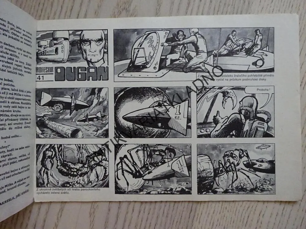 OHNÍČEK 12/1975, KOMIKS, NEPRAKTA, SEKORA, BURIAN