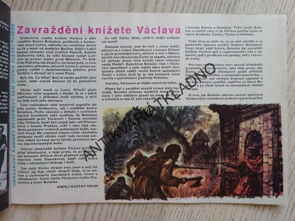 OHNÍČEK 9/1976, KOMIKS, NEPRAKTA, SEKORA, BURIAN