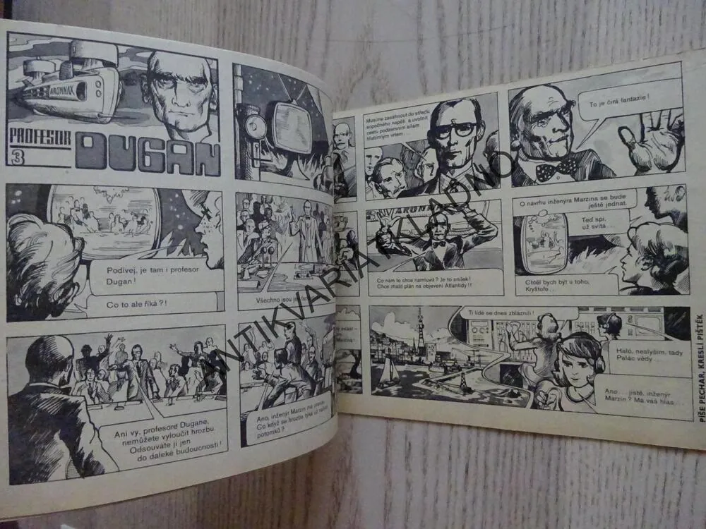 OHNÍČEK 22/1973, KOMIKS, NEPRAKTA, SEKORA, BURIAN