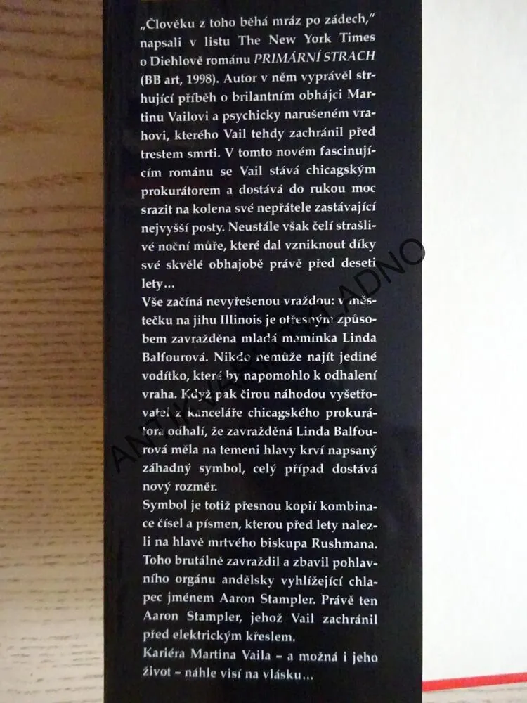 ZNAMENÍ ZLA, WILLIAM DIEHL, **an