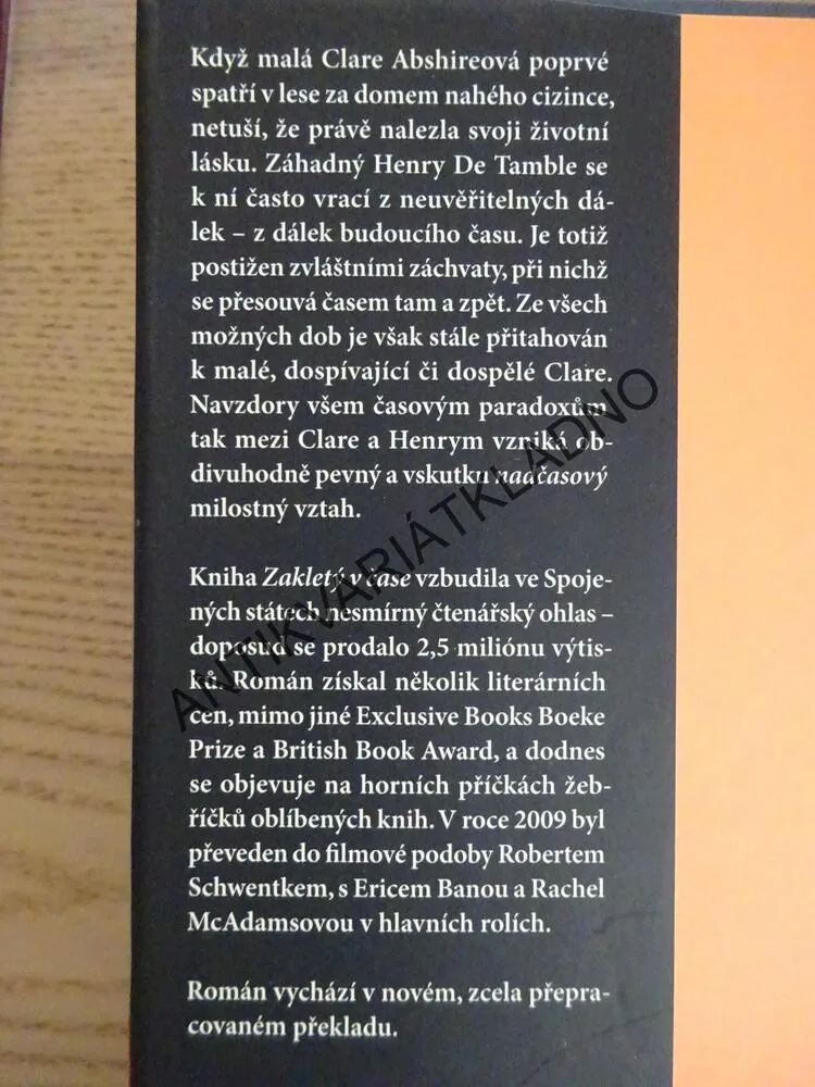 ZAKLETÝ V ČASE, AUDREY NIFFENEGGEROVÁ, **an