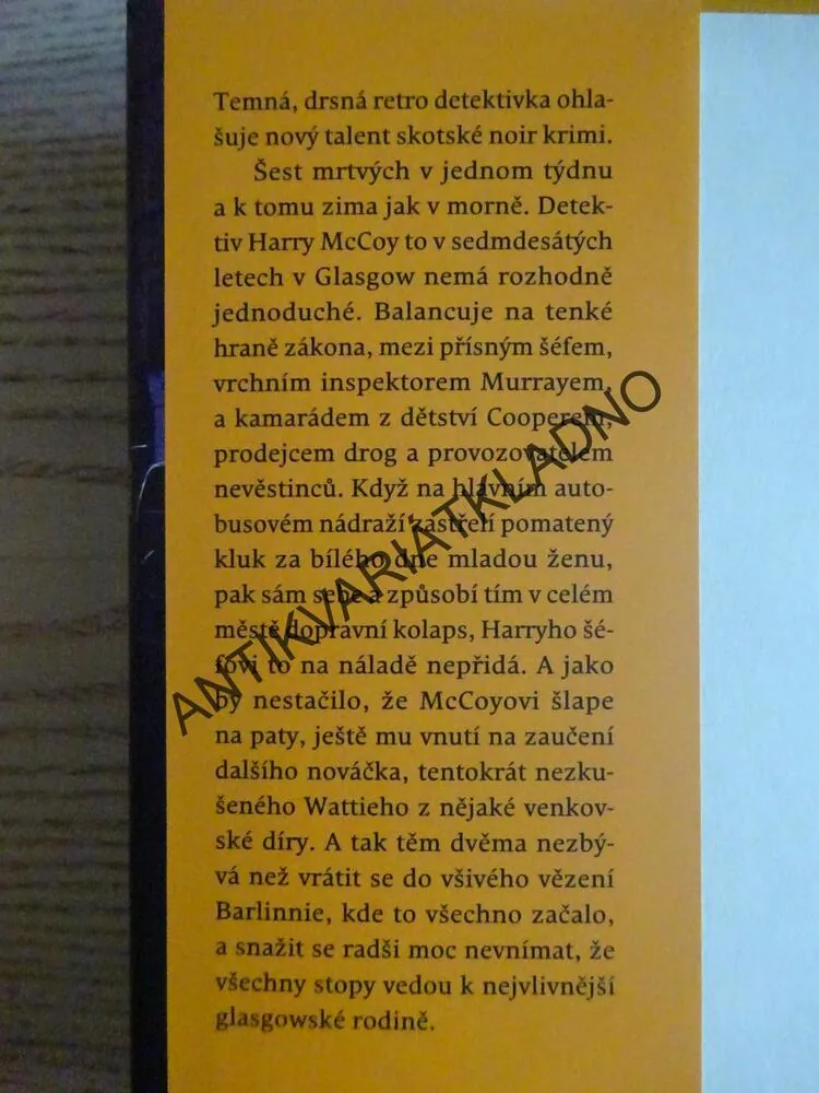 KRVAVÝ LEDEN, ALAN PARKS, **an