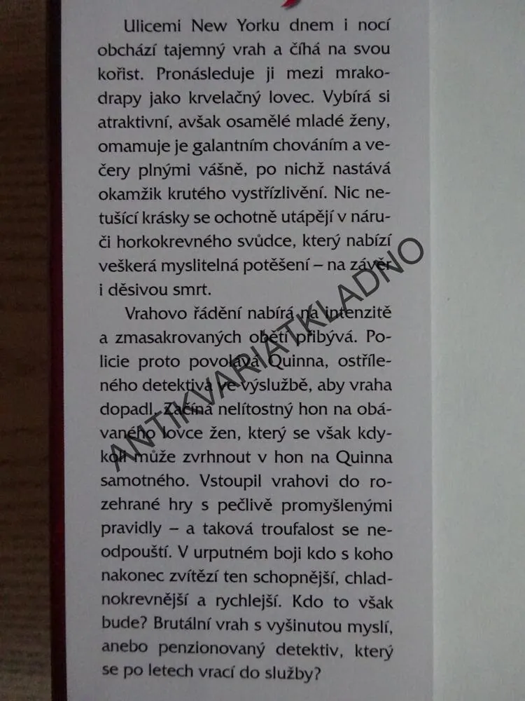 POTŘEBA ZABÍJET, JOHN LUTZ, **an