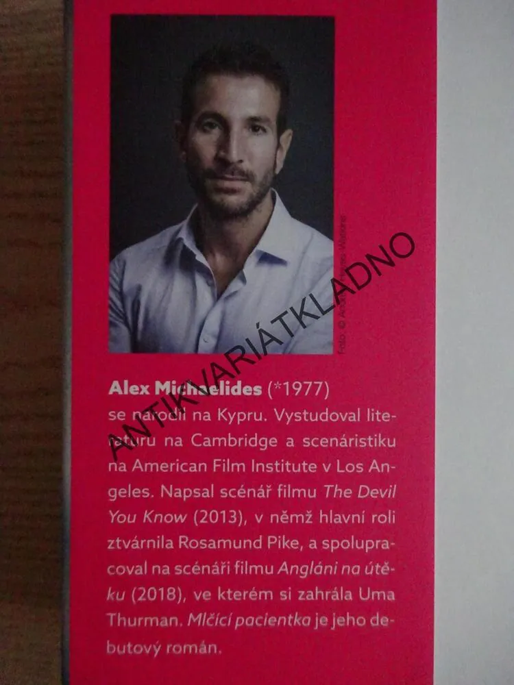 MLČÍCÍ PACIENTKA, ALEX MICHAELIDES, **an