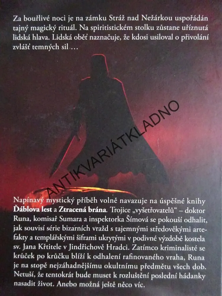 KREV DÉMONA, ARNOŠT VAŠÍČEK, **an