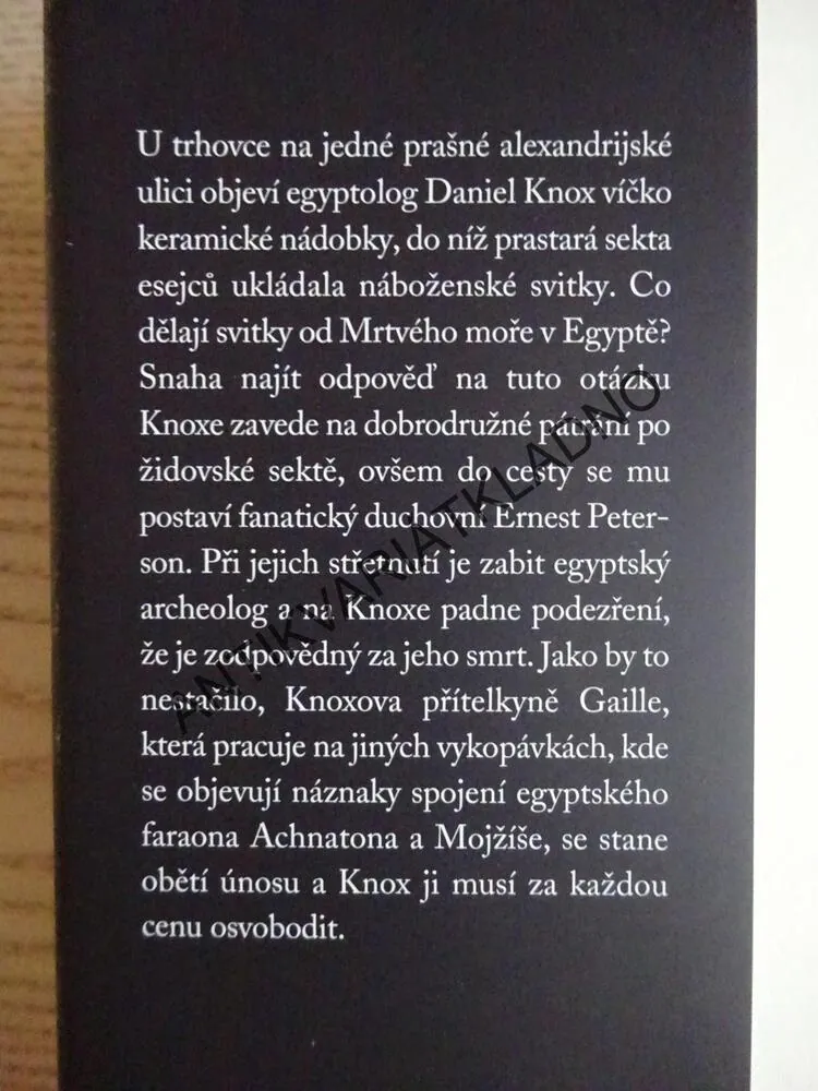 ACHNATONŮV POKLAD, WILL ADAMS, **an