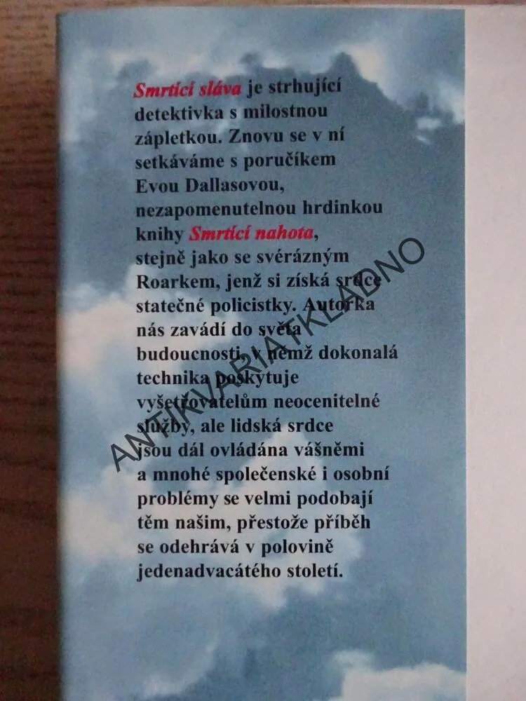 SMRTÍCÍ SLÁVA, NORA ROBERTS JAKO J. D. ROBB A DALŠÍ, **an