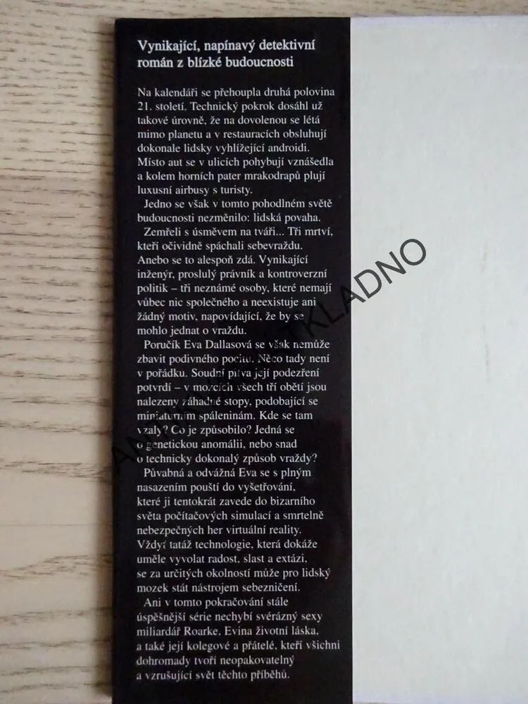 SMRTÍCÍ EXTÁZE, NORA ROBERTS JAKO J. D. ROBB A DALŠÍ, **an