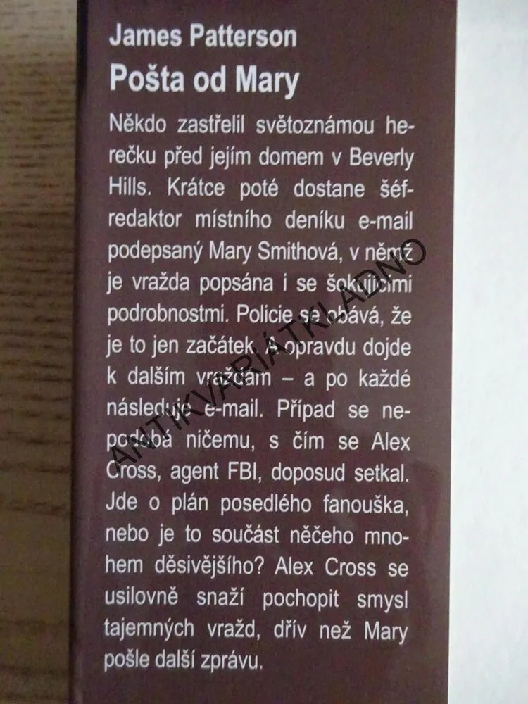 POŠTA OD MARY, JAMES PATTERSON, **an