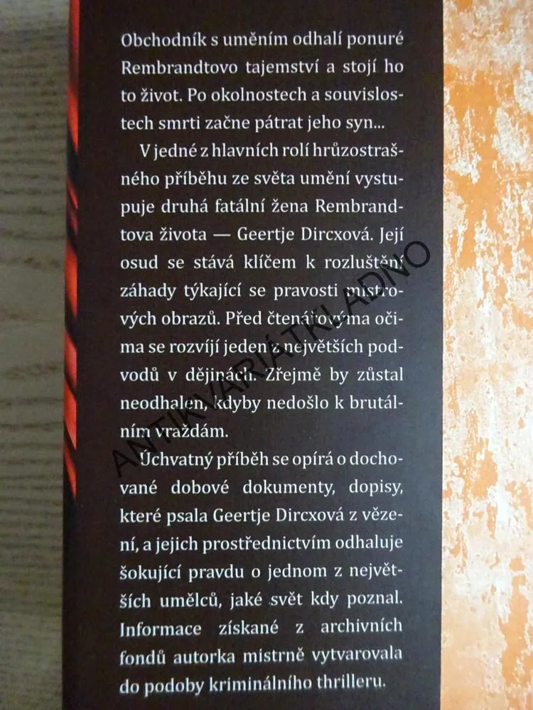 REMBRANDTOVO TAJEMSTVÍ, ALEX CONNOROVÁ, **an