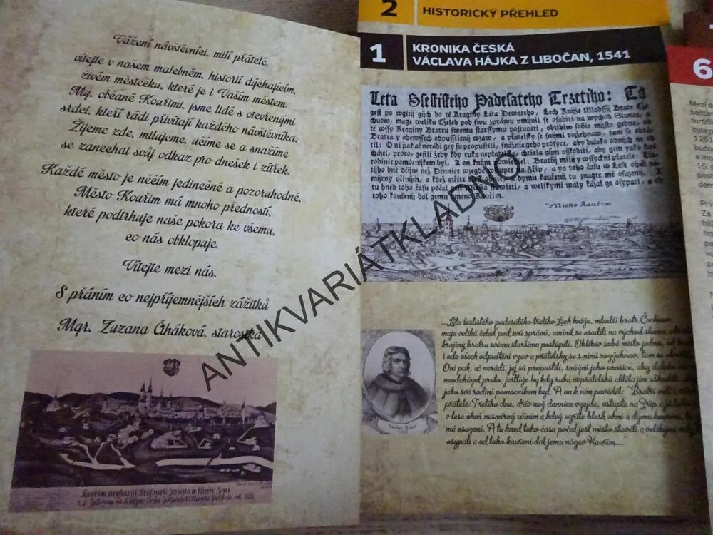 KOUŘIM, SEŠÍTKY Z HISTORIE, **an