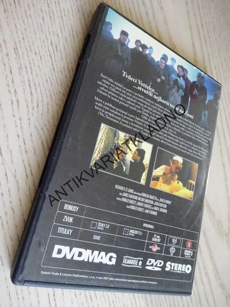 MRTVÍ A POHŘBENÍ, DVD FILM HOROR